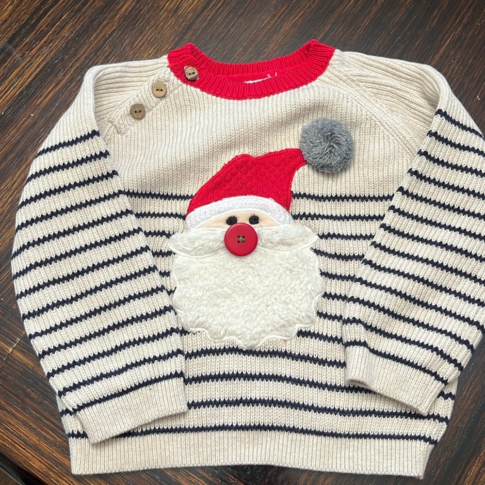 Mud Pie Santa Sweater